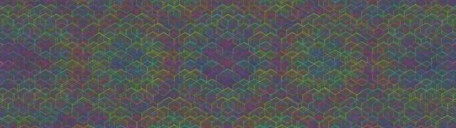 32:9 Super Ultrawide 60fps Screensaver | Crimson Lime Rotating Cube Vj Loop