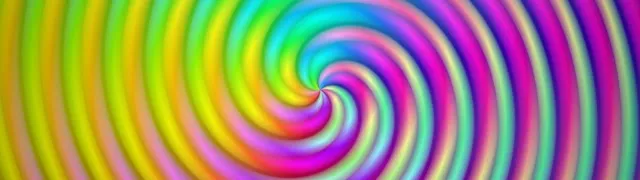 32:9 Super Ultrawide 60fps Screensaver Neon Tunnel Spiral VJ Loop Hypnotic