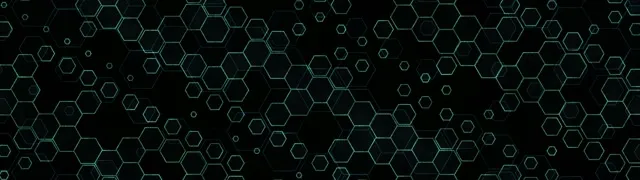 32:9 Super Ultrawide 60fps Screensaver Neon Tunnel VJ Loop Green Hex Grid