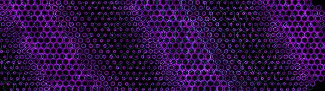 32:9 Super Ultrawide 60fps Screensaver Neon Tunnel VJ Loop Hex Pattern
