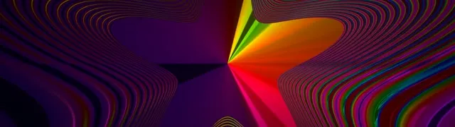 32:9 Super Ultrawide 60fps Screensaver Neon Tunnel VJ Loop Hypnotic