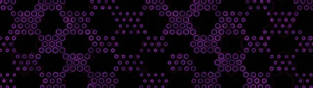 32:9 Super Ultrawide 60fps Screensaver Neon Tunnel VJ Loop Purple Hexagon