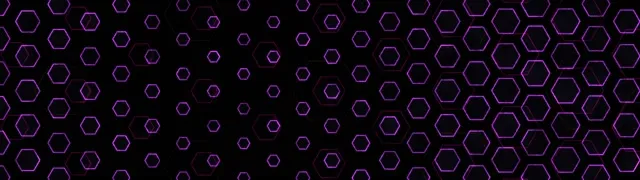 32:9 Super Ultrawide 60FPS Screensaver Neon Tunnel VJ Loop Purple Hexagons