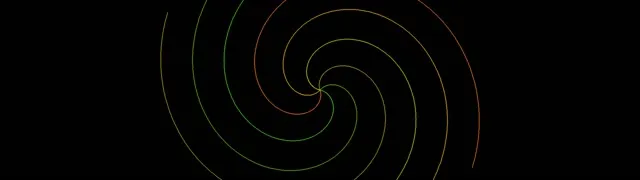 32:9 Super Ultrawide | 60fps Spiral Screensaver | Rainbow Motion Background VJ