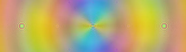 32:9 Super Ultrawide 60FPS Spiral VJ Animation - Rainbow Radial Expansion Effect