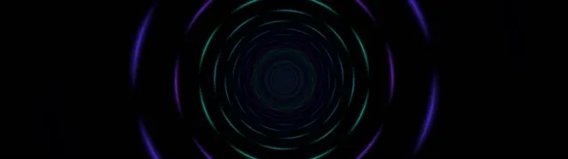 32:9 Super Ultrawide | 60fps Spiral VJ Loop Neon Purple Teal Tunnel Effect