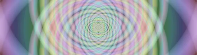 32:9 Superwide 60fps Neon Tunnel Screensaver Concentric Pastel Geometric Spiral VJ Footage