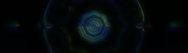 32:9 Ultrawide Neon Tunnel Hexagon Vortex 60fps Screensaver Loop