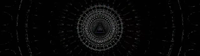 32:9 Ultrawide Neon Tunnel Spiraling Diamond VJ Loop 60fps Screensaver