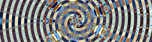 32:9 Ultrawide Neon Tunnel Spiraling Stripe VJ Loop 60fps Screensaver