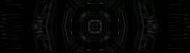 32:9 Ultrawide Neon Tunnel VJ Loop - Geometric Spiral 60fps Screensaver