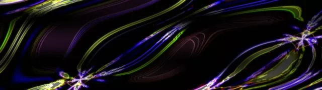 32:9 Ultrawide Neon Tunnel VJ Loop - Pulsating Light Streaks 60fps Screensaver