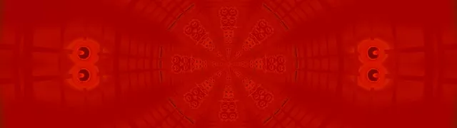 32:9 ultraširoka rdeča neonska tunel neskončni osmerokotnik koridor 60fps zaslonski varčevalnik VJ材料