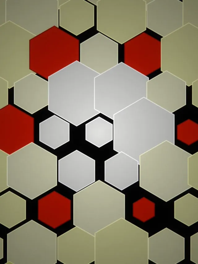 3:4 iPad | 60fps Hexagon Screensaver Live Wallpaper