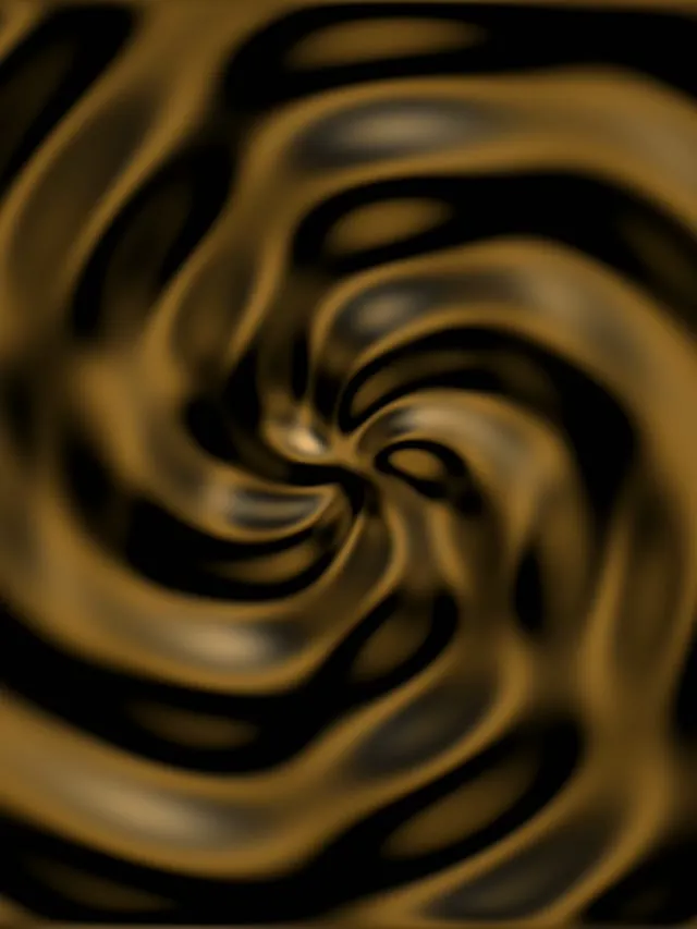 3:4 iPad Portrait | 60FPS Gold Spiral Vortex Screensaver VJ Loop Neon