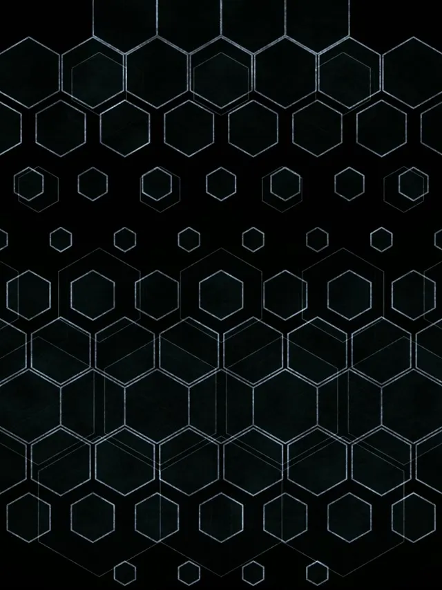 3:4 iPad Portrait 60fps Hexagon Screensaver - Live Wallpaper VJ Neon Animation