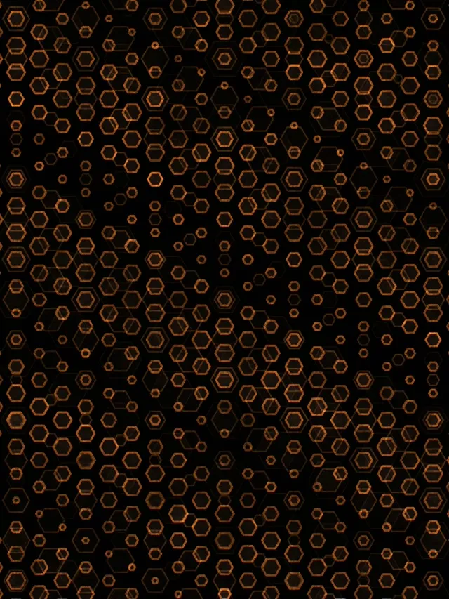 3:4 iPad Portrait | 60FPS Hexagon Tunnel Screensaver Motion Background