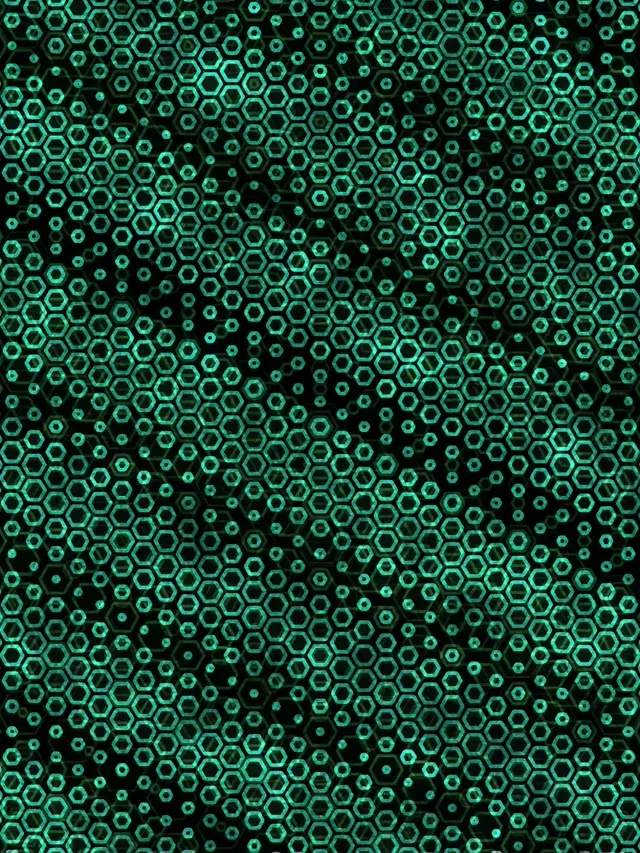 3:4 iPad Portrait 60FPS Neon Hexagon Kaleidoscope Screensaver | VJ Loop