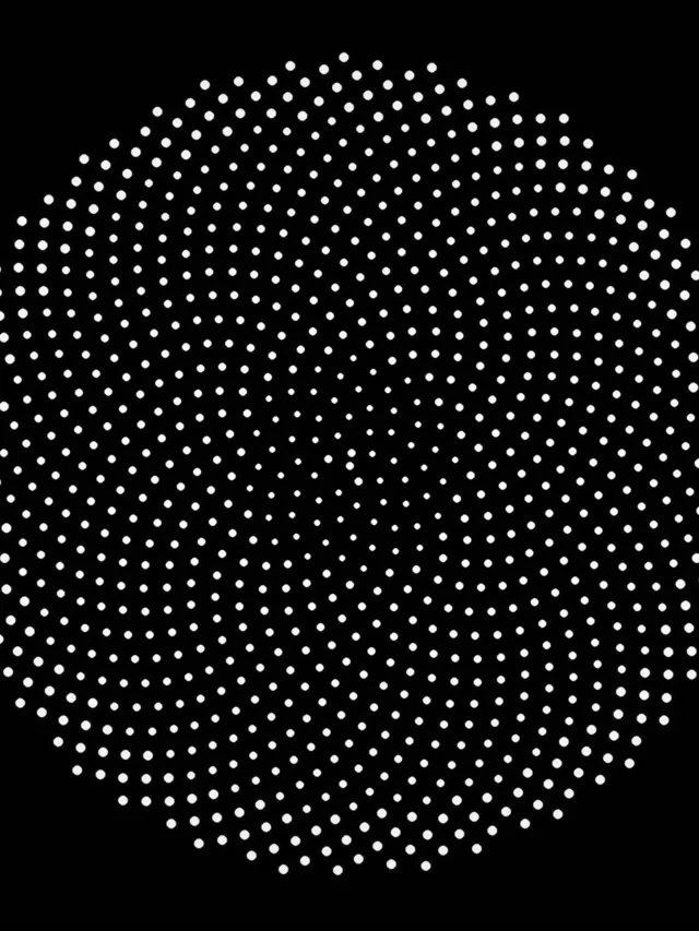 3:4 iPad Portrait | 60fps Neon Vortex Dots Screensaver VJ Loop