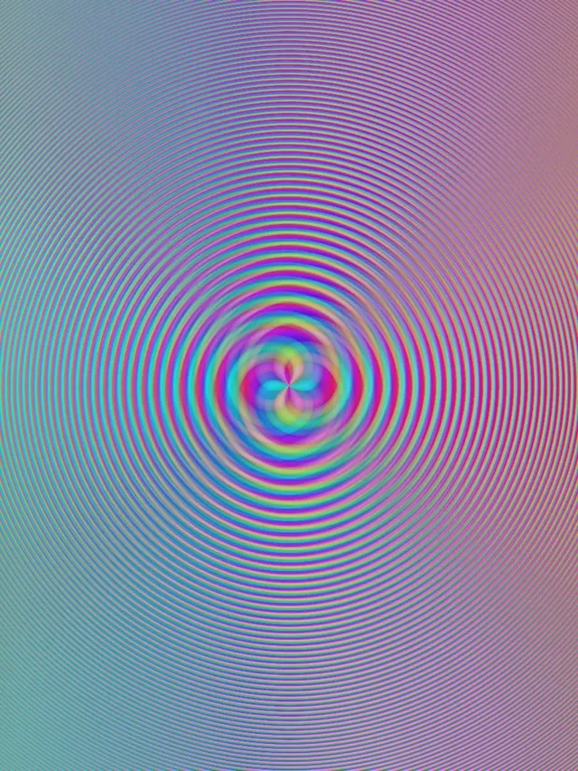 3:4 iPad Portrait 60FPS Rainbow Vortex Screensaver - Background for Edits