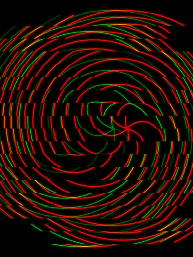3:4 iPad Portrait 60fps Red Neon Spiral Screensaver VJ Loop Background Edit