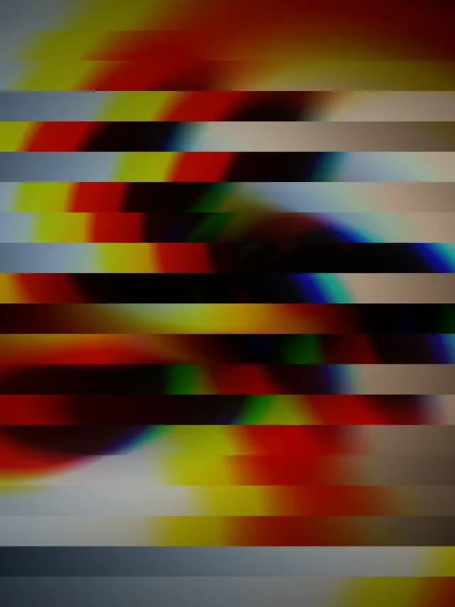 3:4 iPad Portrait 60fps Screensaver Neon Kaleidoscope Motion Background