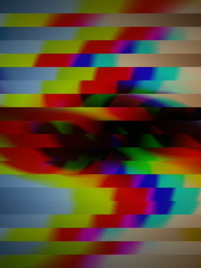 3:4 iPad Portrait | 60fps Screensaver Neon Kaleidoscope VJ Animation | Symmetry