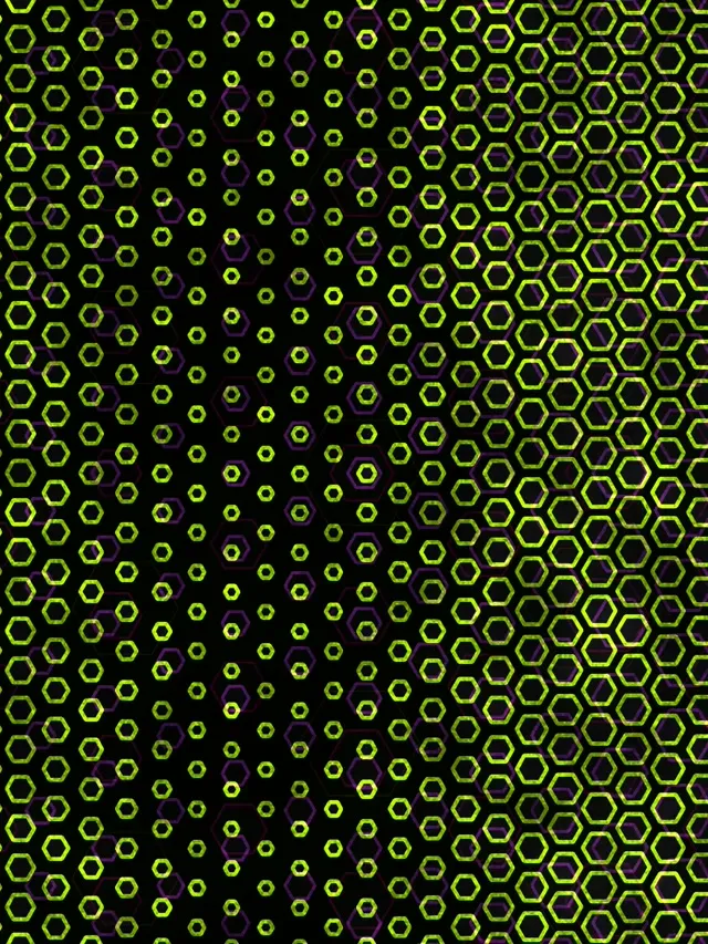 3:4 iPad Portrait 60fps Screensaver Neon Tunnel Background Edits Bright Geometric