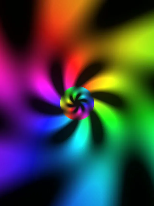 3:4 iPad Portrait 60fps Screensaver Neon Tunnel Background for Edits Colorful