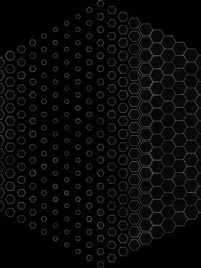 3:4 iPad Portrait 60fps Screensaver Neon Tunnel Hexagon Live Wallpaper
