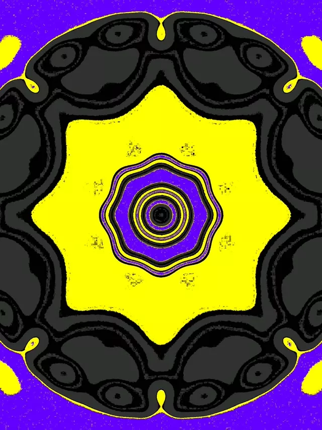 3:4 iPad Portrait 60fps Screensaver Neon Tunnel Purple Star Background