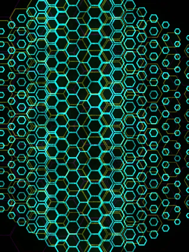 3:4 iPad Portrait 60fps screensaver neon tunnel VJ animation glowing cyan