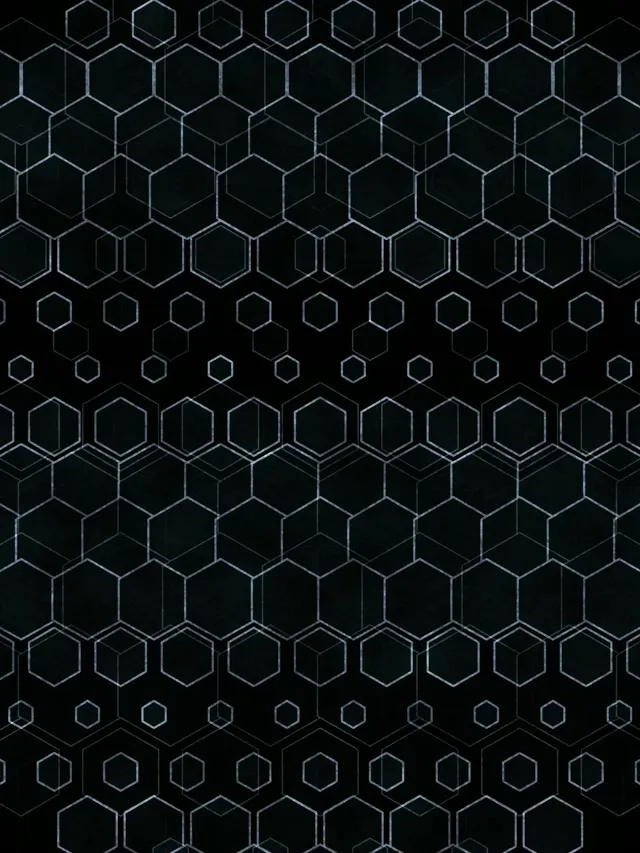 3:4 iPad Portrait 60fps Screensaver Neon Tunnel VJ Animation Green Hexagon Pattern