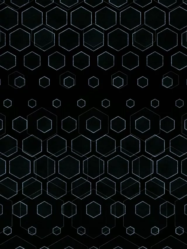 3:4 iPad Portrait 60fps Screensaver Neon Tunnel VJ Animation Hexagon Pattern