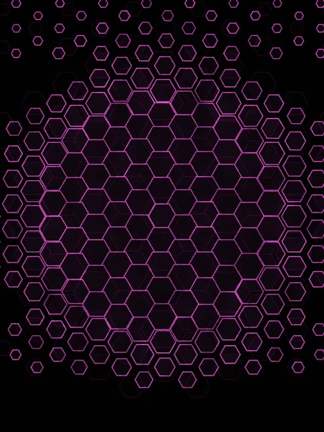 3:4 iPad Portrait 60fps Screensaver Neon Tunnel VJ Animation Purple Geometry