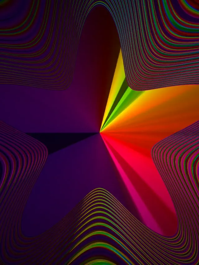 3:4 iPad Portrait 60fps Screensaver Neon Tunnel VJ Loop Dreamscape