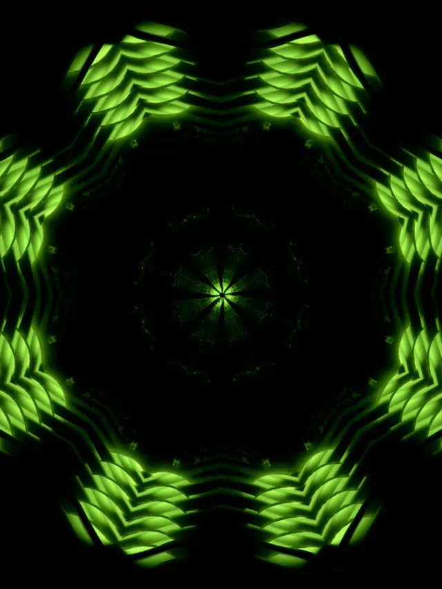 3:4 iPad Portrait 60fps Screensaver Neon Tunnel VJ Loop Glowing Neon