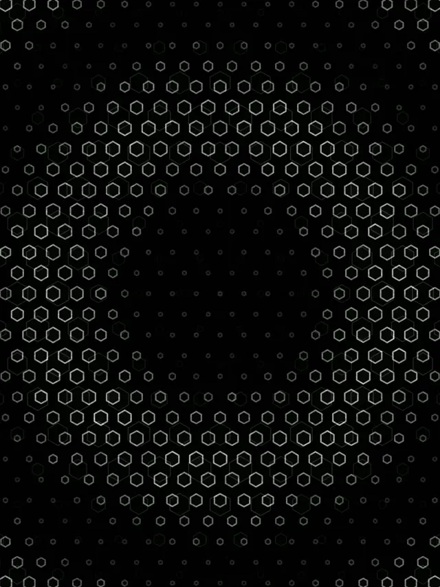 3:4 iPad Portrait 60fps Screensaver Neon Tunnel VJ Loop Gray Hexagon Design