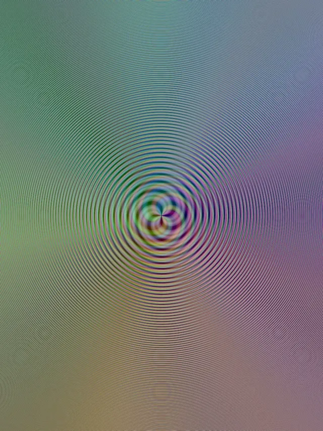 3:4 iPad Portrait | 60fps Screensaver - Pink Turquoise Pulsing Spiral VJ