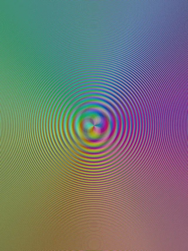3:4 iPad Portrait 60FPS Screensaver | Spiral Vortex Live Wallpaper VJ Motion Rainbow