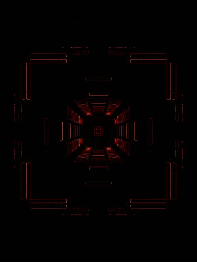 3:4 ipad portrait neon tunnel 60fps screensaver crimson vortex motion background