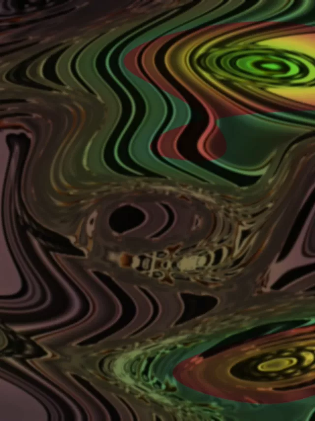 3:4 Vertical 60fps Screensaver Neon Tunnel Morphing Rainbow Vortex Vj Clip