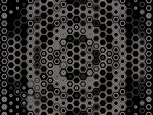 4:3 Classic | 60fps Hexagonal Honeycomb Pattern Screensaver Live Wallpaper VJ