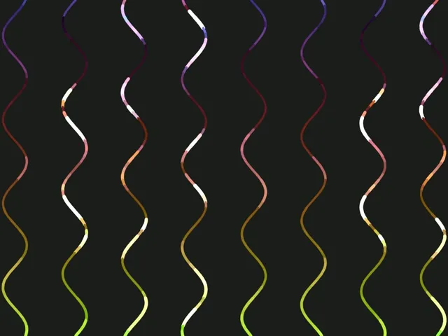 4:3 Classic 60fps Screensaver Neon Tunnel Motion Background Colorful Waves