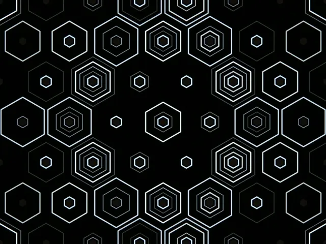 4:3 Classic | Hexagon Animation 60fps Screensaver Background