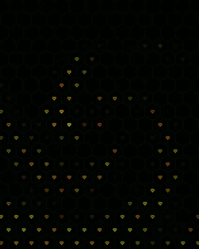 4:5 Instagram | 60fps Falling Golden Hearts Live Wallpaper Screensaver