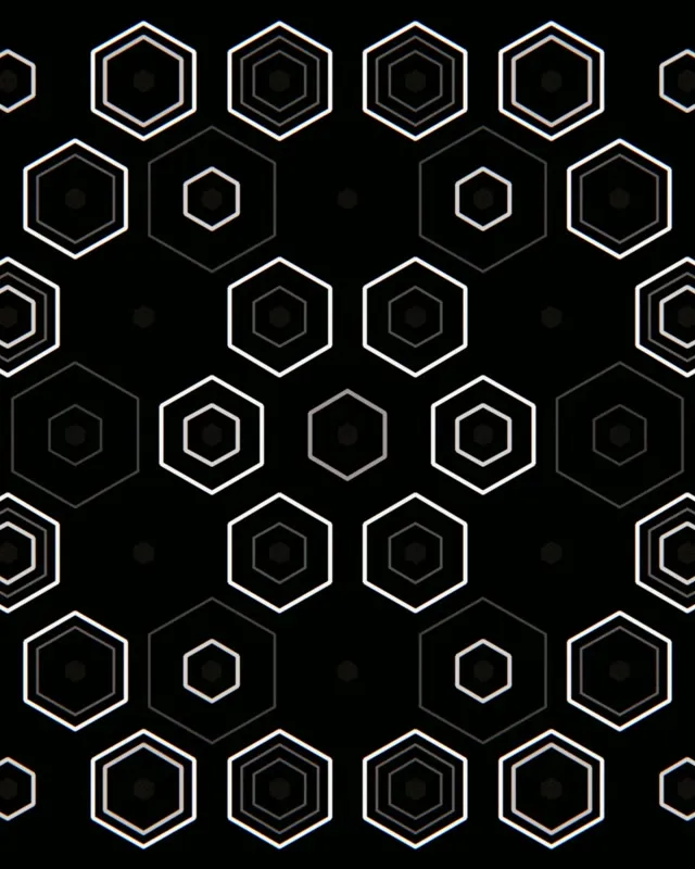 4:5 Instagram | 60fps Hexagon Glow Motion Background Live Screensaver