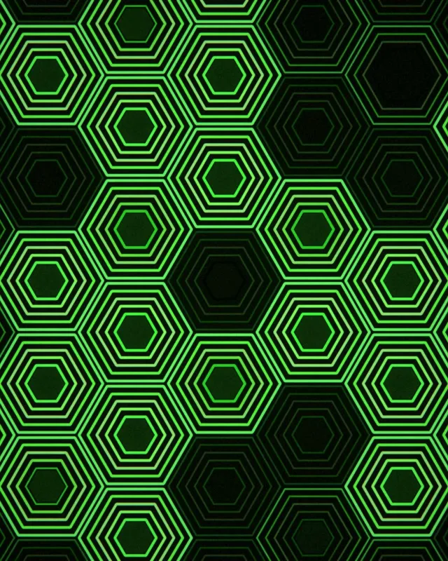 4:5 Instagram 60fps Neon Hexagon Live Wallpaper Screensaver VJ Loop