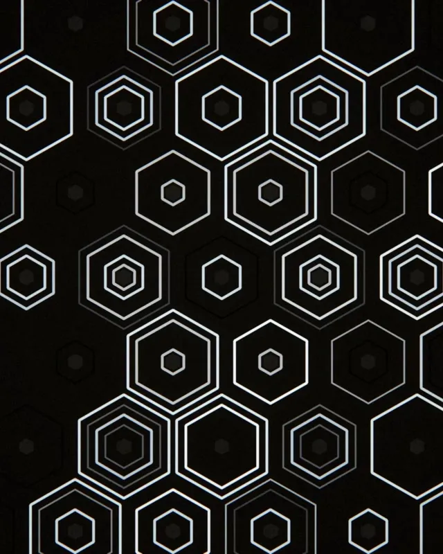 4:5 Instagram | Abstract Hexagon Pattern 60fps Screensaver VJ Wallpaper