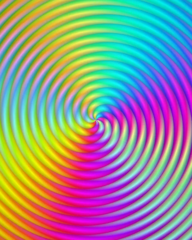 4:5 Instagram | Colorful spiral waves 60fps screensaver live wallpaper